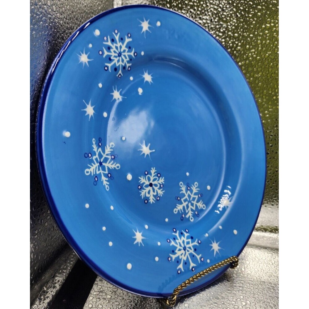 Pfaltzgraff Ice Crystals  Holiday/Winter Snowflakes Salad Plates (Set of Four) - Picture 14 of 16